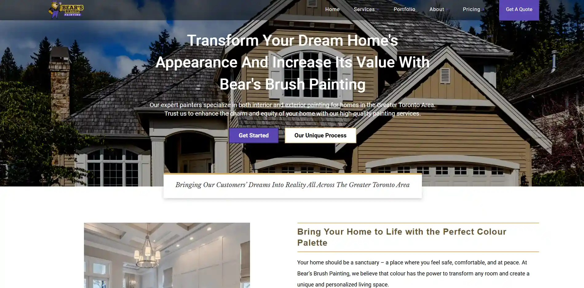 Bear's Brush Painting case study
